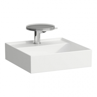 Praustuvas Laufen KARTELL 460x460x120 mm, su 1 anga maišytuvui, be perlajos 